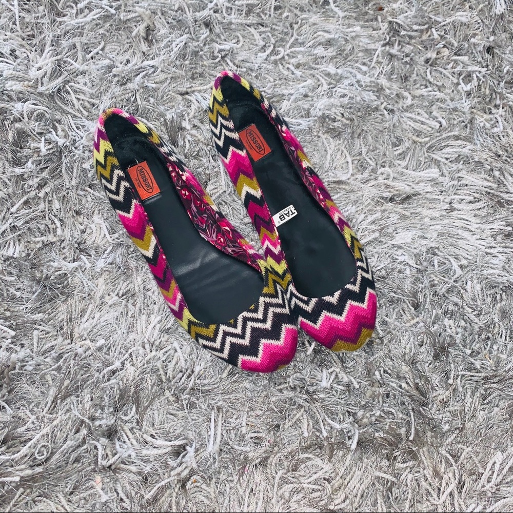 Missoni for target size 8 flats